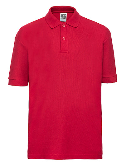 Kids’ Classic Polo Russell Z539K von Russell – Produkt- und Farbansicht für Textildruck und Stickerei