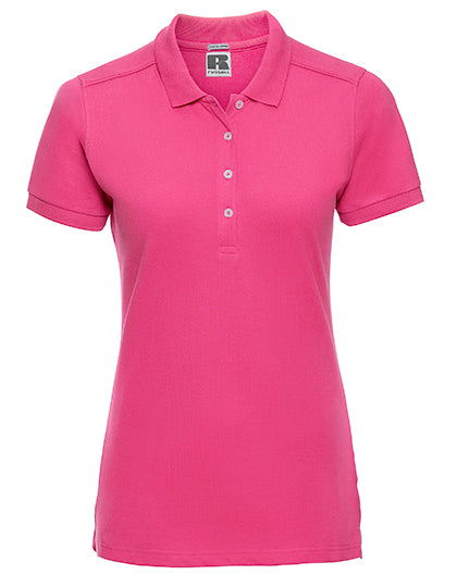 Damen Slim-Fit Stretch-Polo