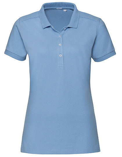 Damen Slim-Fit Stretch-Polo