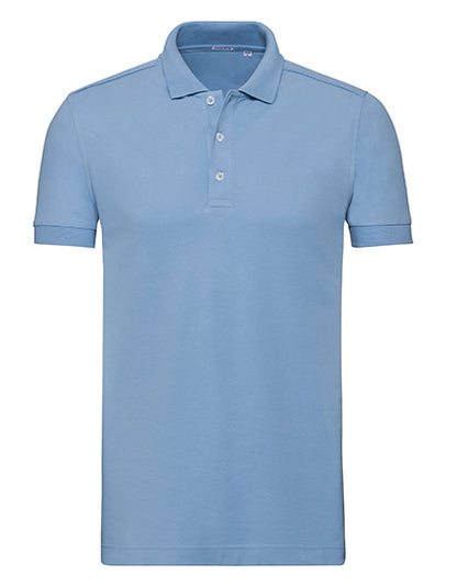 Slim-Fit Stretch-Piqué-Polo