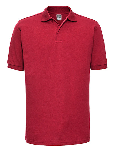 Adults' Hardwearing Polo von Russell – Produkt- und Farbansicht für Textildruck und Stickerei