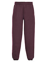 Russell Athletic Kinder-Sweathose in Burgundy – mit Firmenlogo individualisierbar