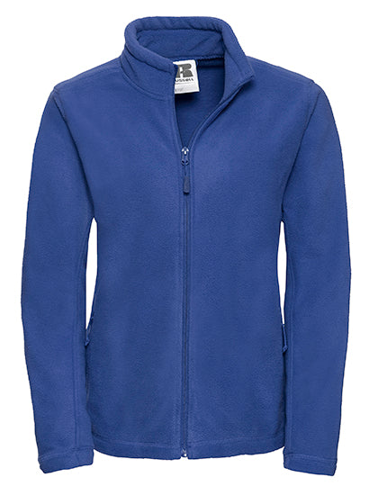 Fleecejacke aus Polyester von Russell – Produkt- und Farbansicht für Textildruck und Stickerei