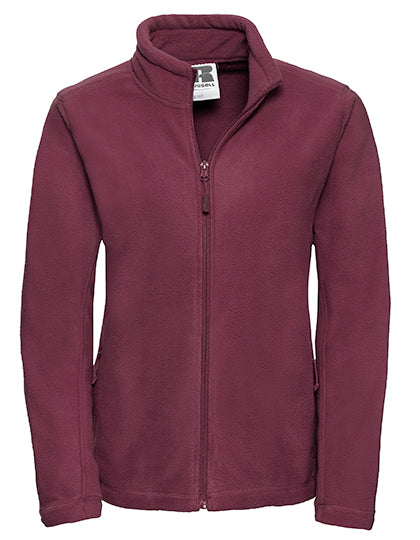 Fleecejacke aus Polyester von Russell – Produkt- und Farbansicht für Textildruck und Stickerei