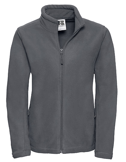 Fleecejacke aus Polyester von Russell – Produkt- und Farbansicht für Textildruck und Stickerei