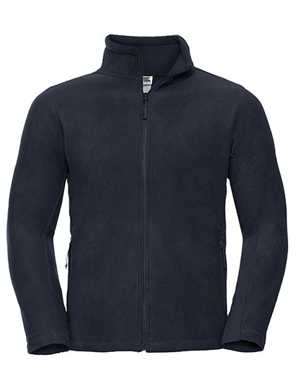 Russell Athletic Men´s Full Zip Outdoor Fleece in French Navy – mit Firmenlogo individualisierbar