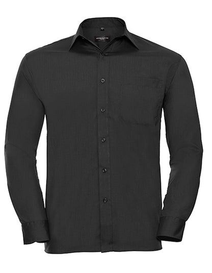 Men´s L/S Poly-Cotton Easy Care Poplin Shirt