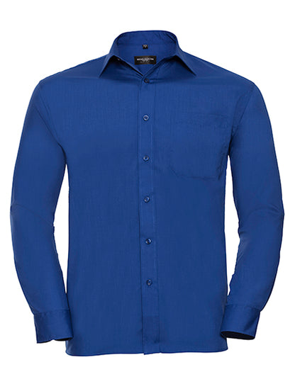 Men´s L/S Poly-Cotton Easy Care Poplin Shirt