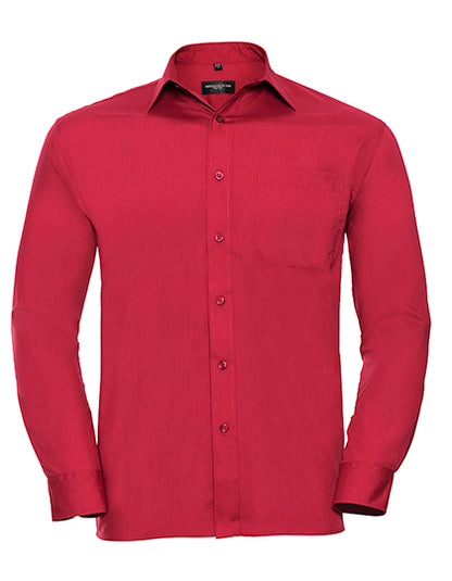 Men´s L/S Poly-Cotton Easy Care Poplin Shirt