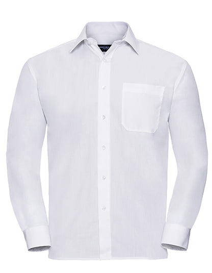 Men´s L/S Poly-Cotton Easy Care Poplin Shirt