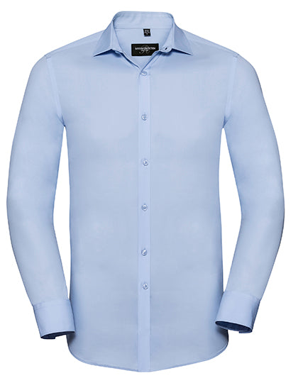 Herren Hemd Langarm von Russell – Produkt- und Farbansicht für Textildruck und Stickerei