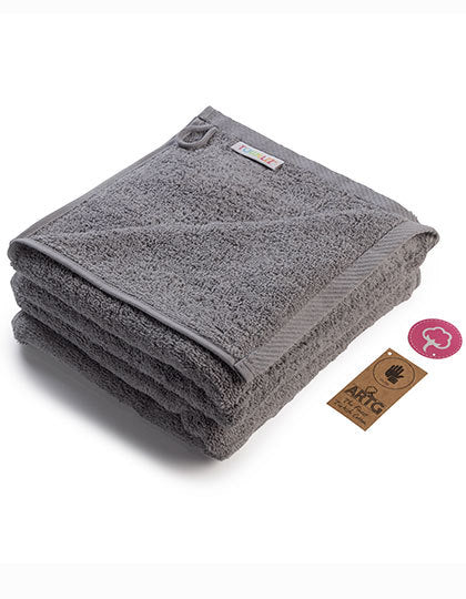 Fashion Handtuch 50 × 100 cm AR035 in Anthracite Grey – für Firmenlogo individualisierbar
