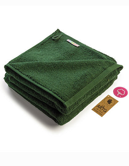 Fashion Handtuch 50 × 100 cm AR035 in Dark Green – für Firmenlogo individualisierbar