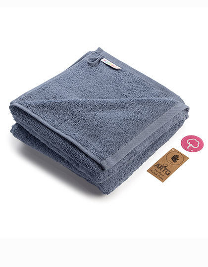 Fashion Handtuch 50 × 100 cm AR035 in Jeans Blue – für Firmenlogo individualisierbar
