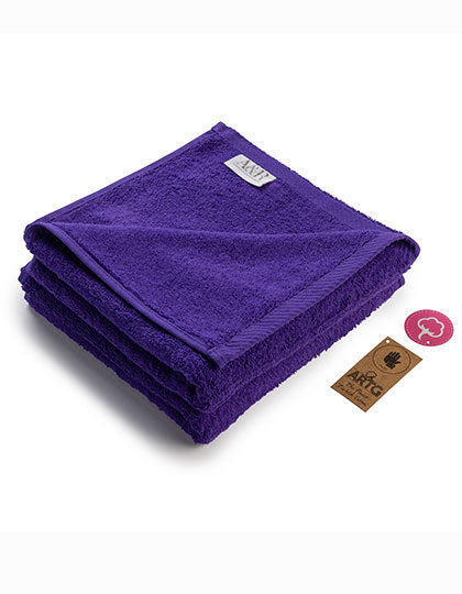 Fashion Handtuch 50 × 100 cm AR035 in Purple – für Firmenlogo individualisierbar