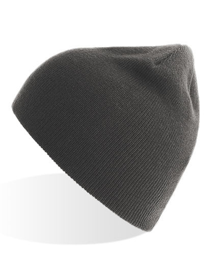 Recycelte Moover Beanie AT121 in Dark Grey – für Firmenlogo individualisierbar
