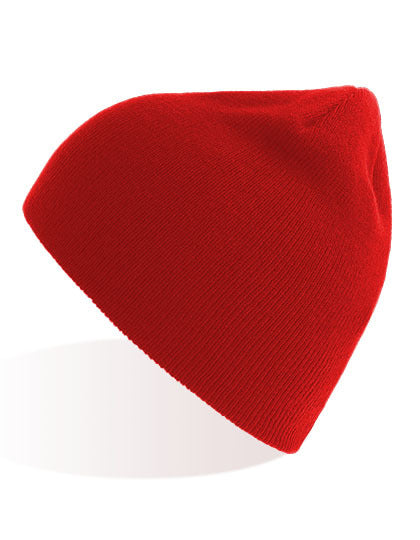 Recycelte Moover Beanie AT121 in Red – für Firmenlogo individualisierbar