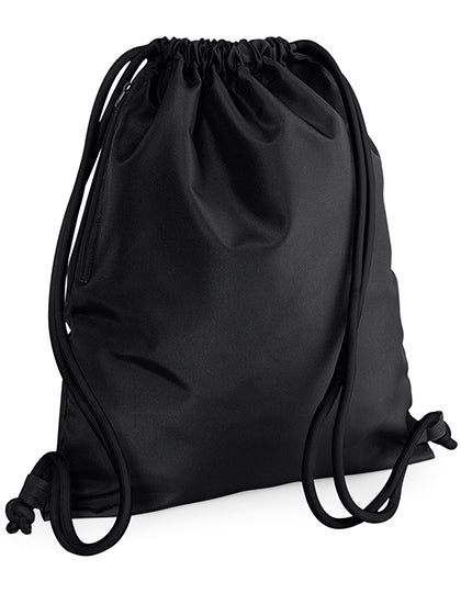Icon Turnbeutel BG110 in Black/Black – für Firmenlogo individualisierbar