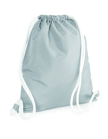 Icon Turnbeutel BG110 in Light Grey – für Firmenlogo individualisierbar