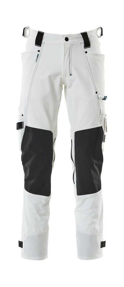 MASCOT ADVANCED Hose mit Knietaschen – 17079-311 – Farbe Weiß