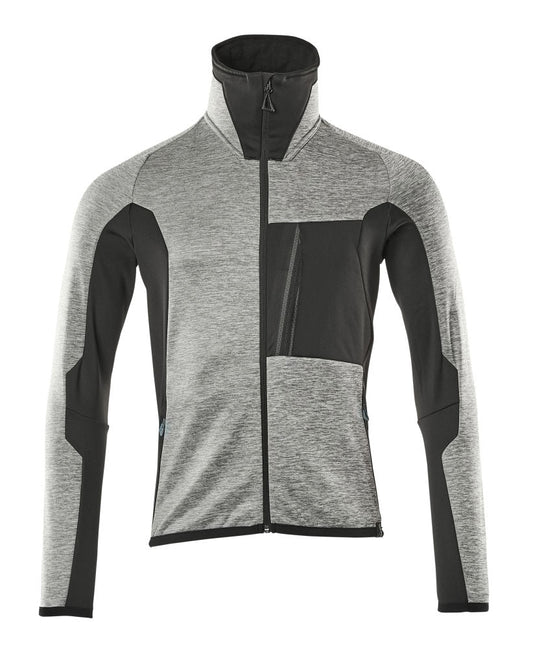 MASCOT ADVANCED Fleecejacke – 17103-316 – Farbe Grau-meliert/Schwarz
