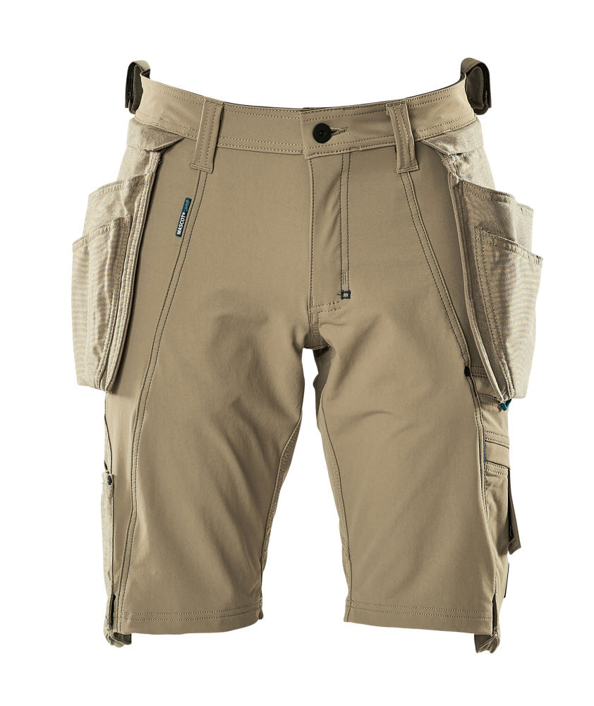 MASCOT ADVANCED Shorts mit Hängetaschen – 17149-311 – Farbe Hellkhaki