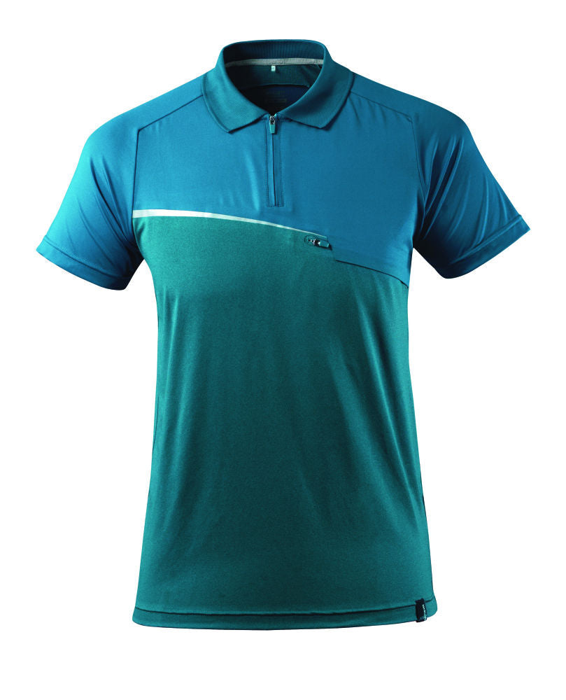 MASCOT ADVANCED Polo-Shirt mit Brusttasche – 17283-945 – Farbe Dunkelpetroleum