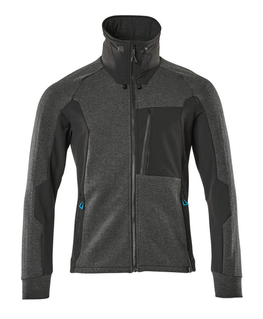 MASCOT ADVANCED Sweatshirt mit Reißverschluss – 17484-319 – Farbe Schwarz
