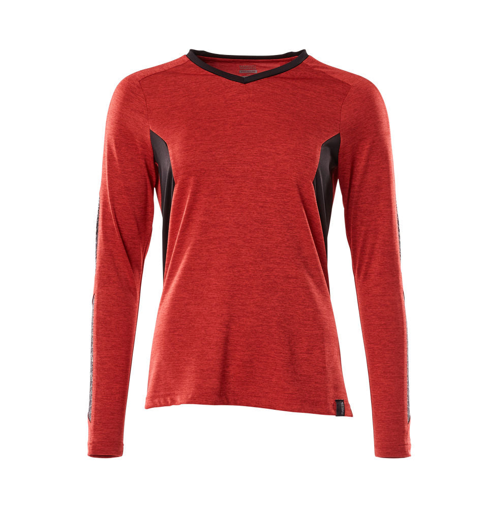 MASCOT ACCELERATE Langarmshirt – 18091-810 – Farbe Verkehrsrot/Schwarz