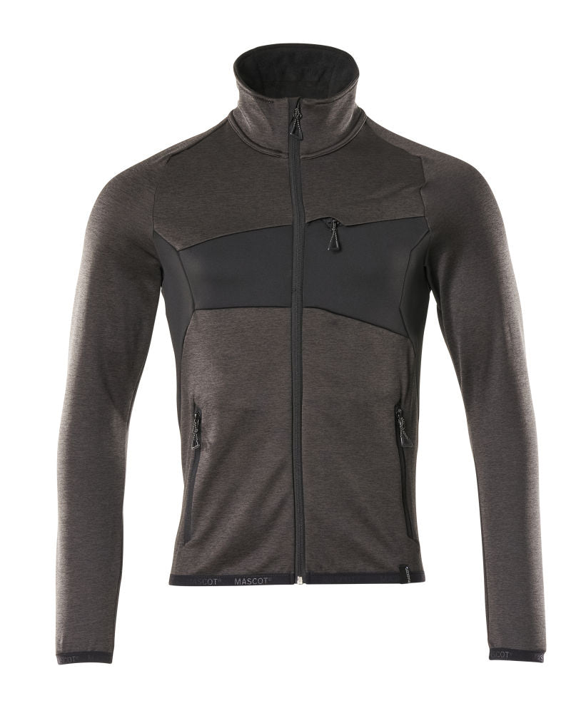 MASCOT ACCELERATE Fleecejacke – 18103-316 – Farbe Dunkelanthrazit/Schwarz