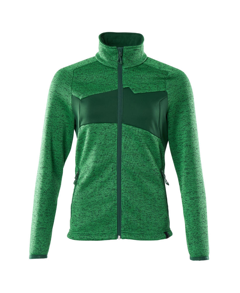 MASCOT ACCELERATE Strickpullover mit Reißverschluss – 18155-951 – Farbe Grasgrün/Grün