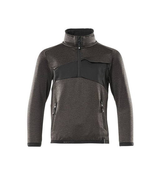 MASCOT ACCELERATE Fleecejacke für Kinder – 18903-316 – Farbe Dunkelanthrazit/Schwarz