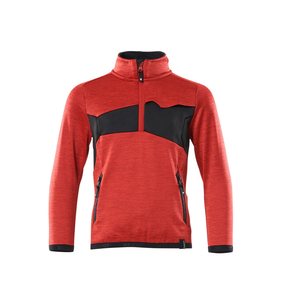 MASCOT ACCELERATE Fleecejacke für Kinder – 18903-316 – Farbe Verkehrsrot/Schwarz