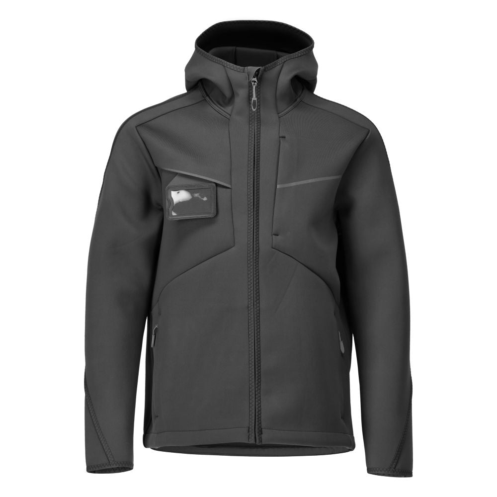 MASCOT CUSTOMIZED Softshelljacke mit Kapuze – 22086-662 – Farbe Schwarz