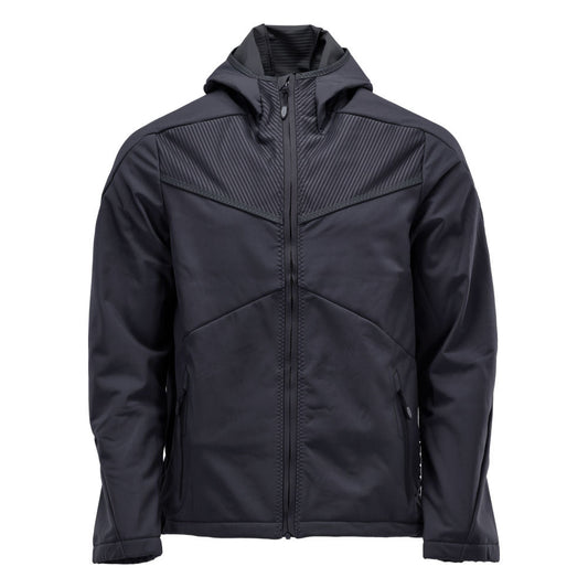 MASCOT CUSTOMIZED Softshelljacke mit Kapuze – 22102-649 – Farbe Schwarzblau
