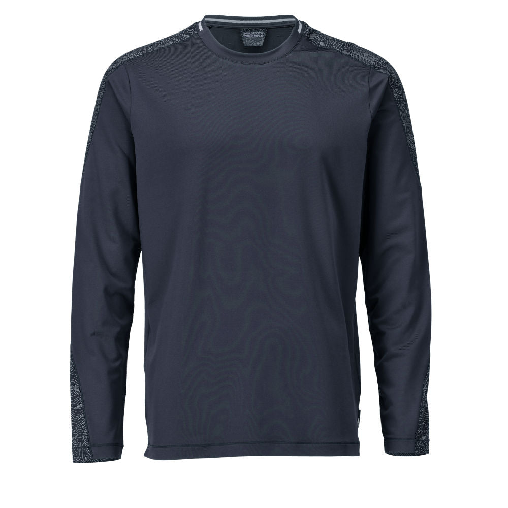 MASCOT CUSTOMIZED Langarmshirt – 22481-618 – Farbe Schwarzblau