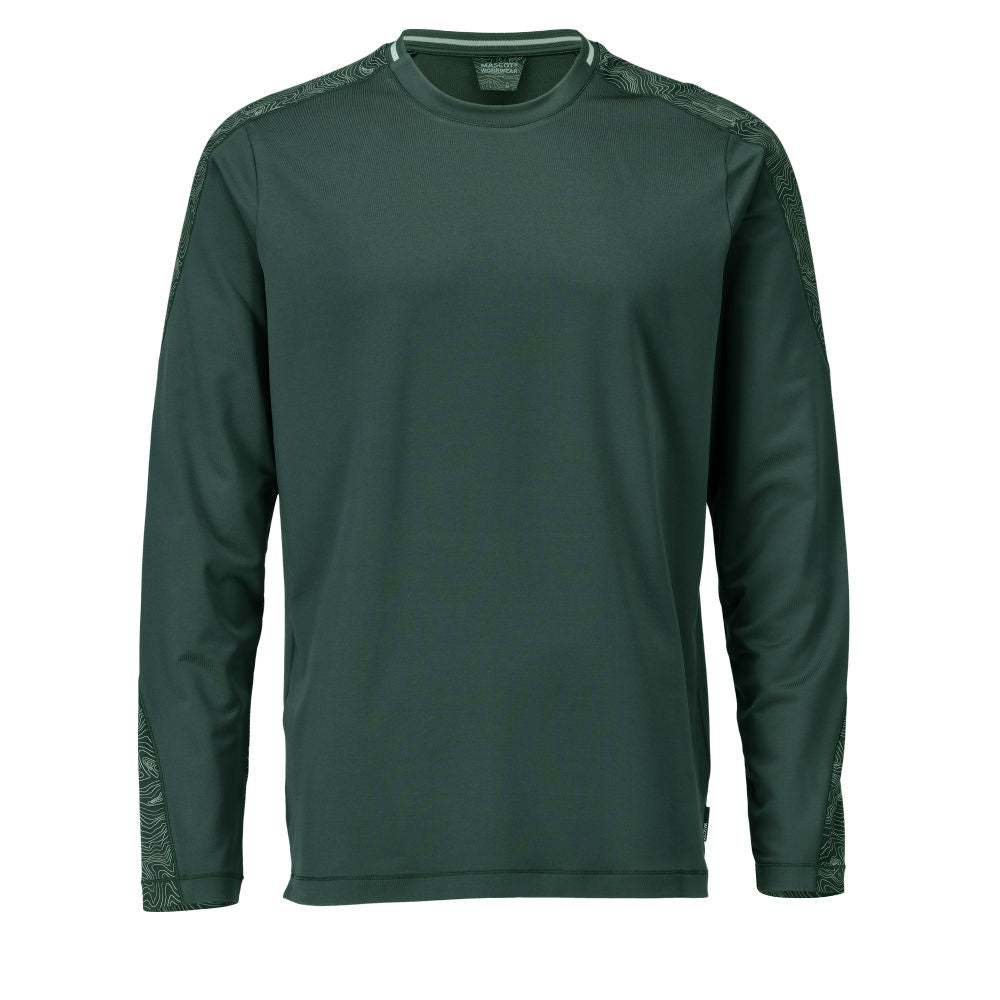 MASCOT CUSTOMIZED Langarmshirt – 22481-618 – Farbe Waldgrün