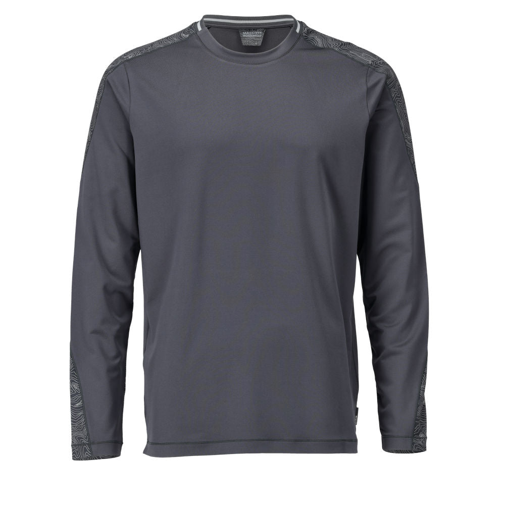 MASCOT CUSTOMIZED Langarmshirt – 22481-618 – Farbe Anthrazitgrau