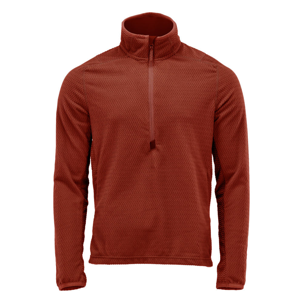 MASCOT CUSTOMIZED Microfleece Pullover mit kurzem Reißverschluss – 22703-639 – Farbe Herbstrot