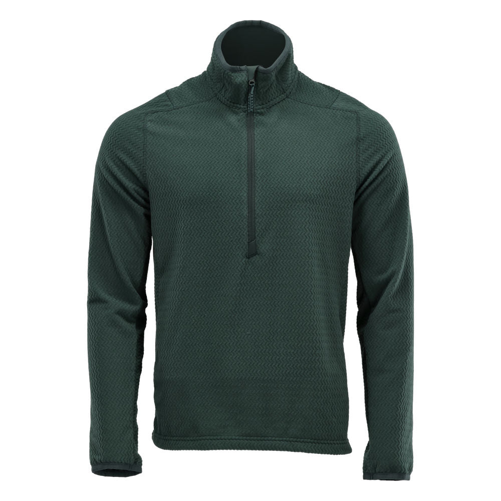 MASCOT CUSTOMIZED Microfleece Pullover mit kurzem Reißverschluss – 22703-639 – Farbe Waldgrün