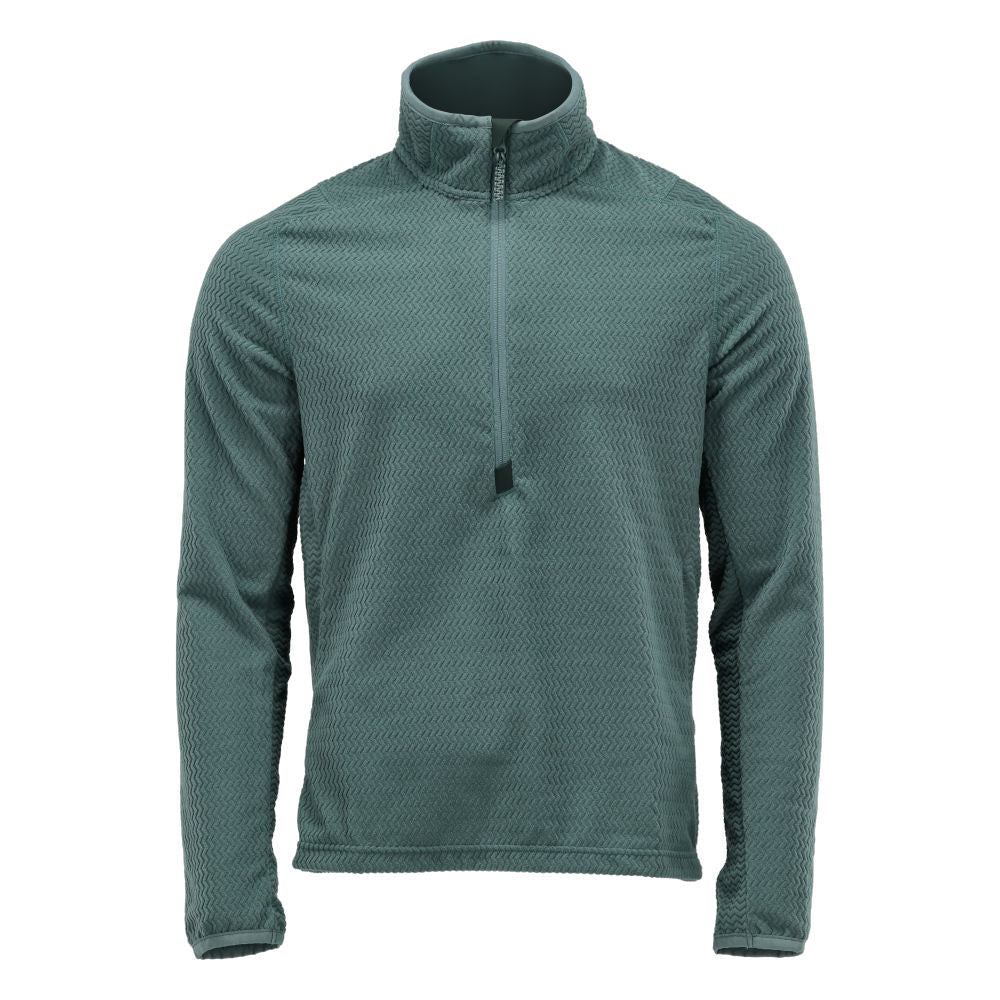 MASCOT CUSTOMIZED Microfleece Pullover mit kurzem Reißverschluss – 22703-639 – Farbe Hell Waldgrün