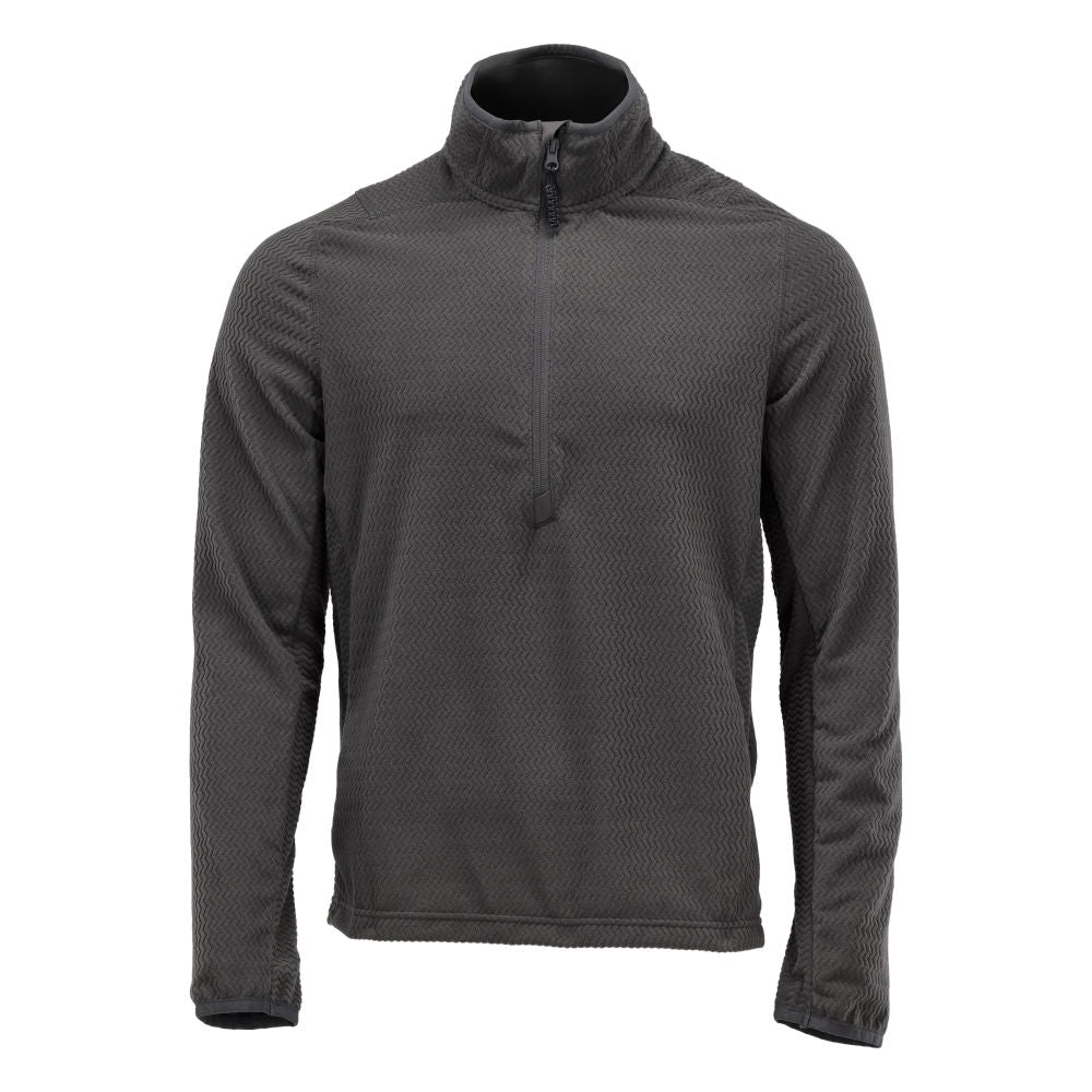MASCOT CUSTOMIZED Microfleece Pullover mit kurzem Reißverschluss – 22703-639 – Farbe Anthrazitgrau