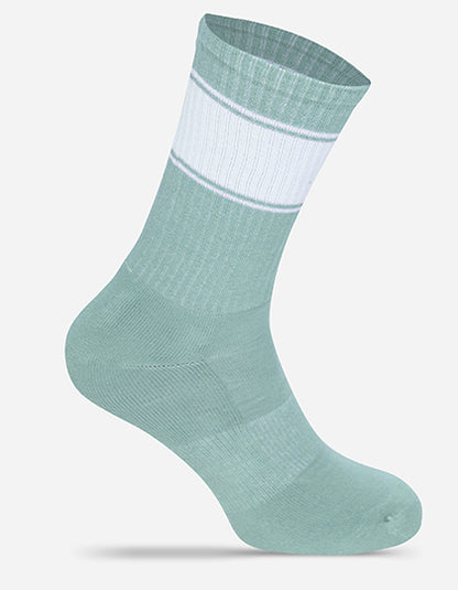 Farbige Tennis-Socken MRS5007 in Mint/White – individualisierbare Socken für Firmen und Vereine