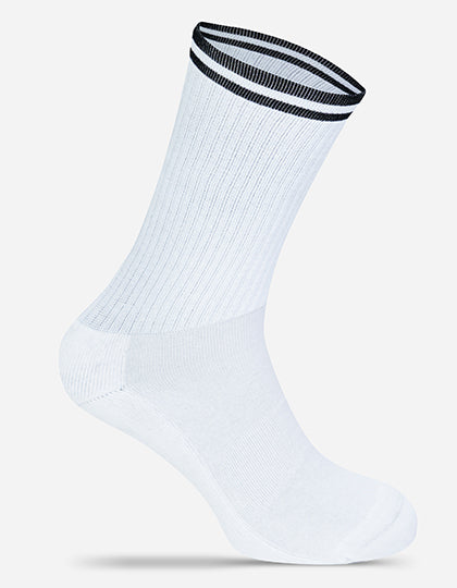 Premium Tennis-Socken MRS5008 in White/Black – individualisierbare Socken für Firmen und Vereine