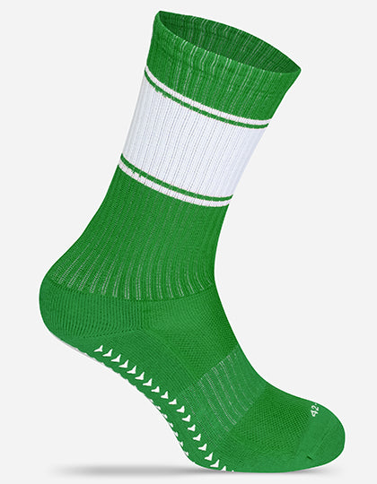 Baller-Socken Classics MRS5009 in Green/White – individualisierbare Socken für Firmen und Vereine