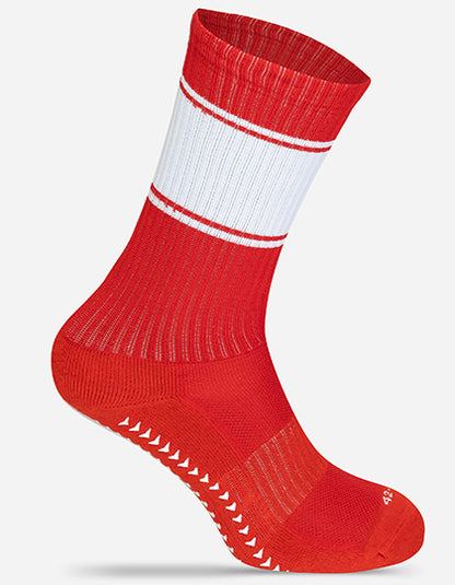 Baller-Socken Classics MRS5009 in Red/White – individualisierbare Socken für Firmen und Vereine