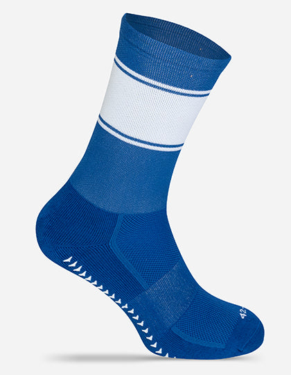 Baller-Socken Light MRS5010 in Blue/White – individualisierbare Socken für Firmen und Vereine