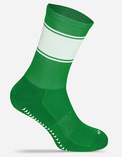 Baller-Socken Light MRS5010 in Green/White – individualisierbare Socken für Firmen und Vereine
