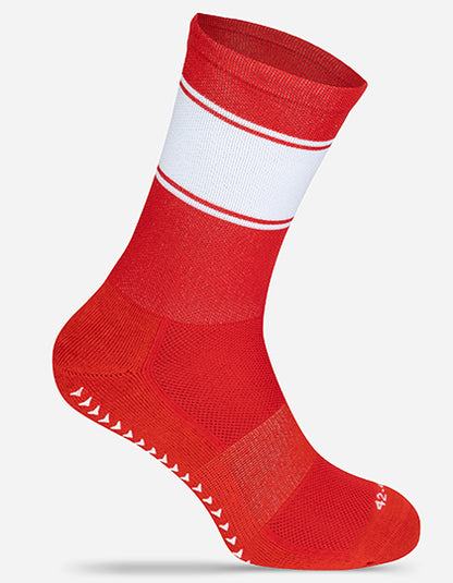 Baller-Socken Light MRS5010 in Red/White – individualisierbare Socken für Firmen und Vereine