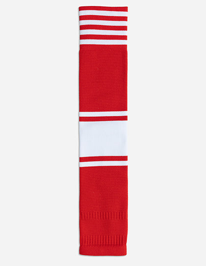 Baller-Tubes MRS5011 in Red/White – individualisierbare Socken für Firmen und Vereine